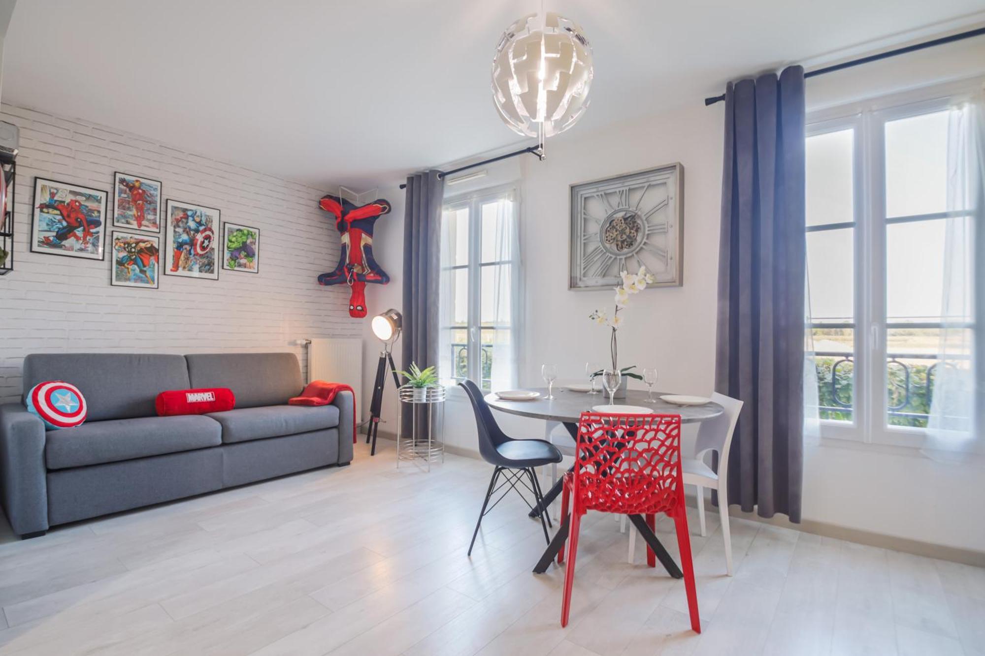 Air-Conditioned Apartment, Walking Distance To Disney - Disney Magical Homes, Paris Serris Exterior photo