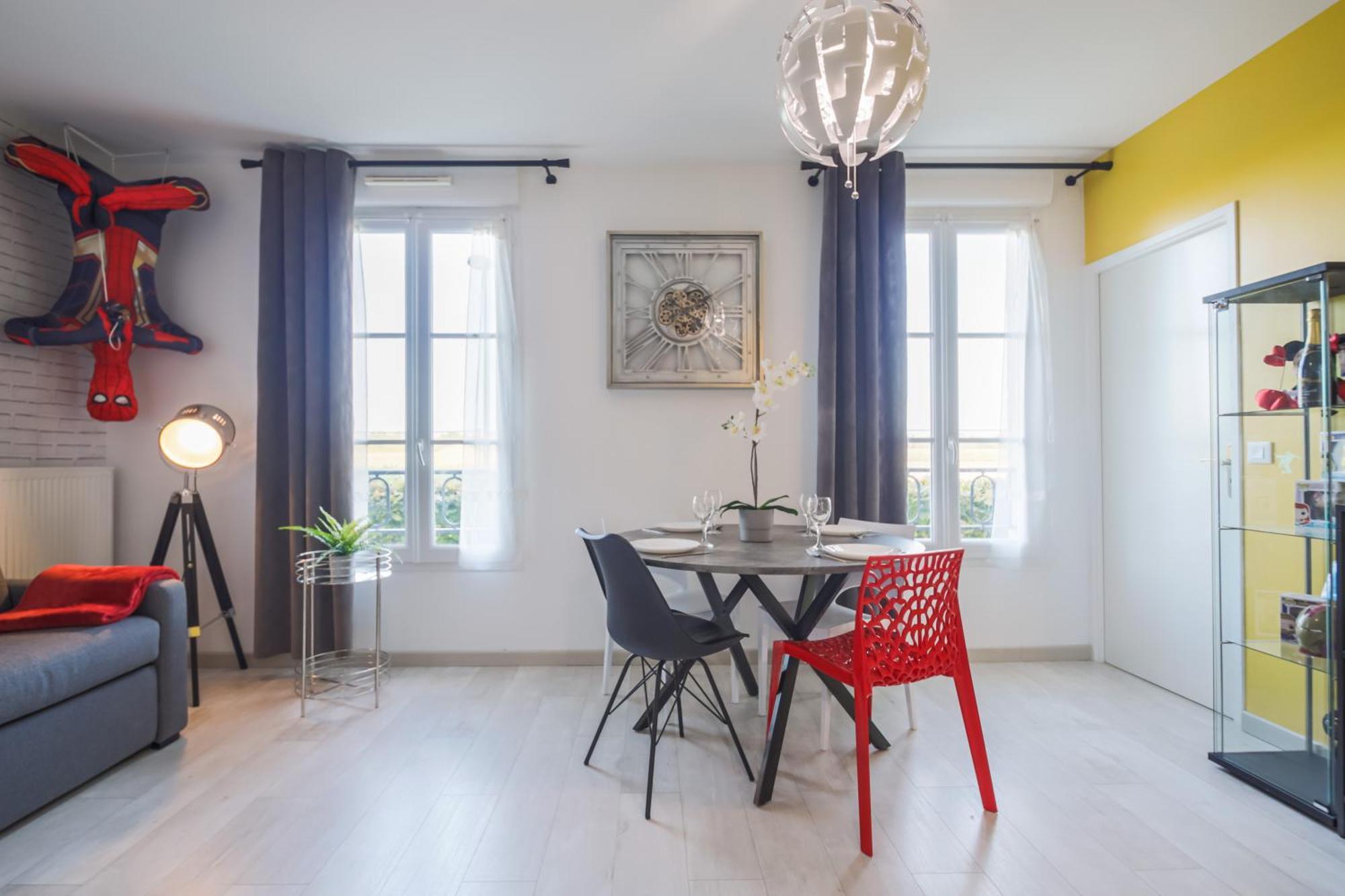 Air-Conditioned Apartment, Walking Distance To Disney - Disney Magical Homes, Paris Serris Exterior photo