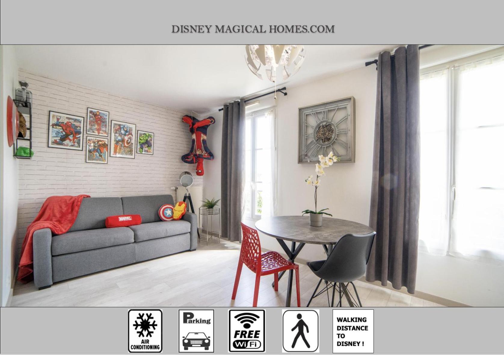 Air-Conditioned Apartment, Walking Distance To Disney - Disney Magical Homes, Paris Serris Exterior photo